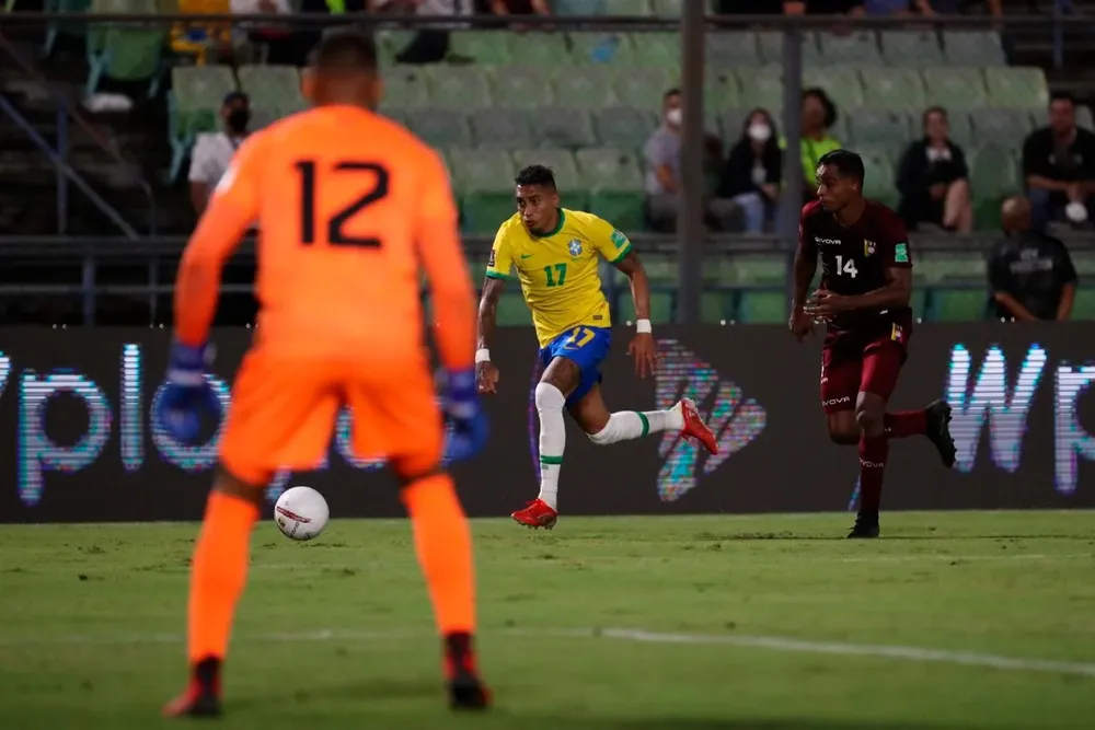 Raphinha, el delantero que jugará contra Uruguay