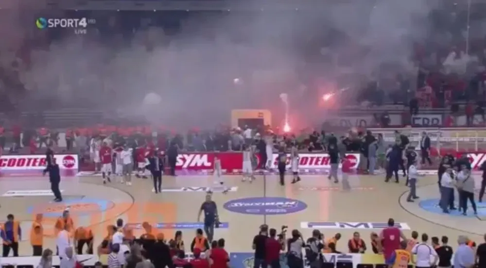 Incidentes en el básquetbol griego