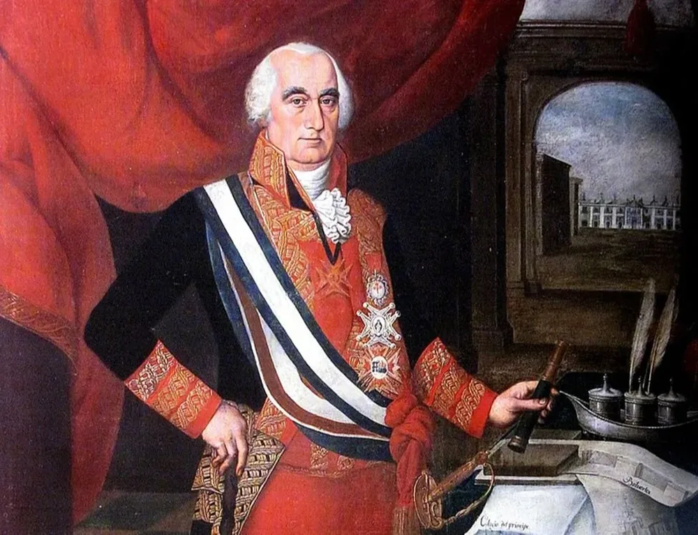 José Fernando de Abascal, virrey del Perú, batalló contra los revolucionarios americanos.