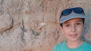 Niño de 8 años encontró un fósil prehistórico en Uruguay de 250 mil años de antigüedad