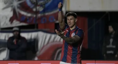 Adam Bareiro, delantero de San Lorenzo