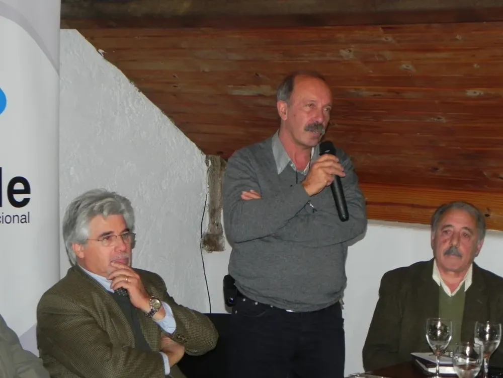 Aguerre, De Izaguirre y Marrero, ayer en el Inale