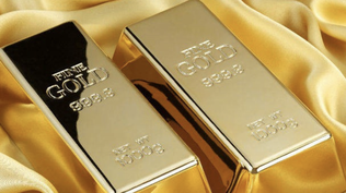 El oro está a la baja.