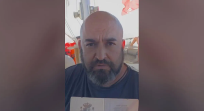 Sergio Toribio, activista español interceptado camino a Gaza.