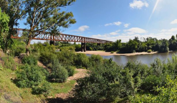 Puente sobre el río Yí en Durazno. (Archivo)