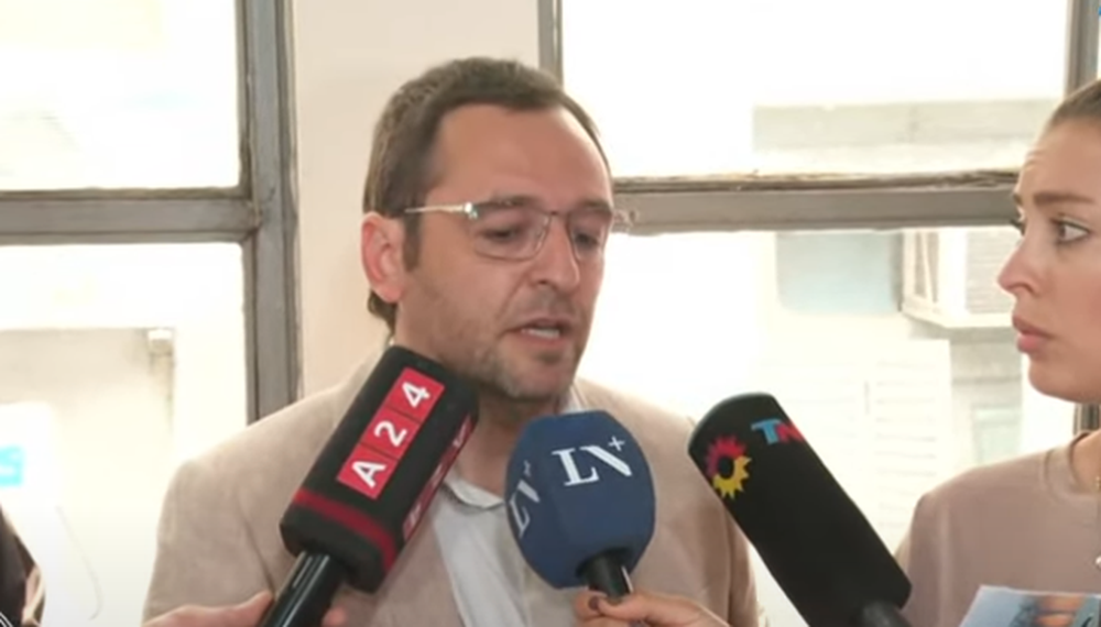 Jose Legarreta, abogado de Pablo Laurta. FOTO: captura TN