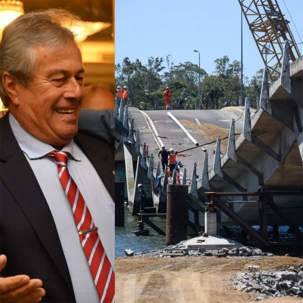 El intendente de Maldonado, Enrique Antía, en el almuerzo de la ADM