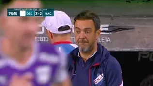La cara de Recoba por la pregunta de Santander