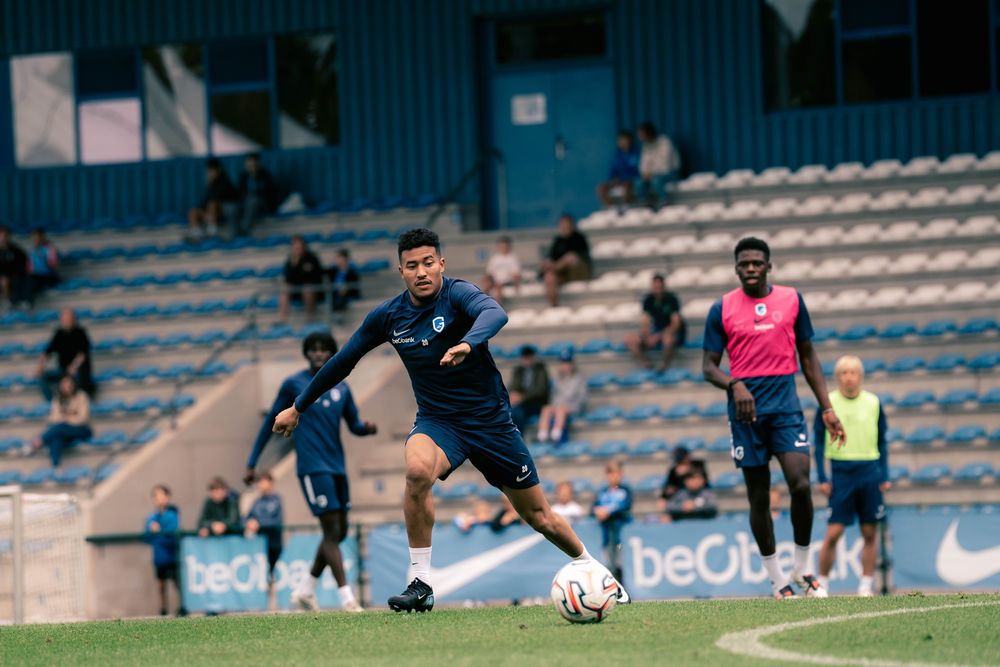 Kevin Amaro entren&oacute; por primera vez con Genk de B&eacute;lgica