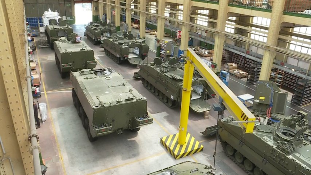 Fábrica de tanques militares.