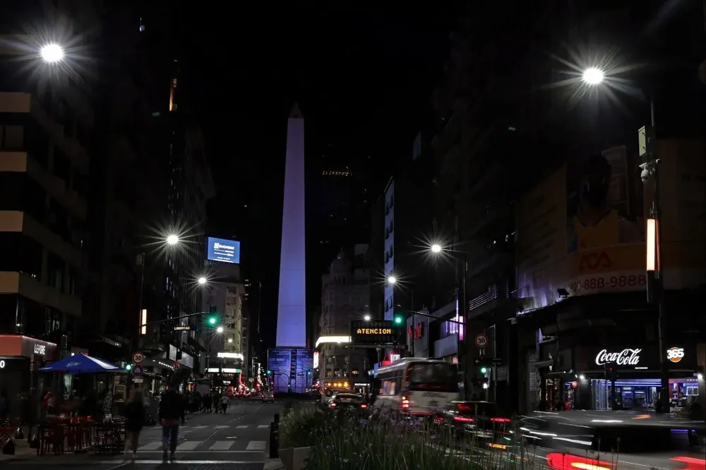 La ciudad de Buenos Aires antes de la Hora del Planeta del pasado 27 de marzo