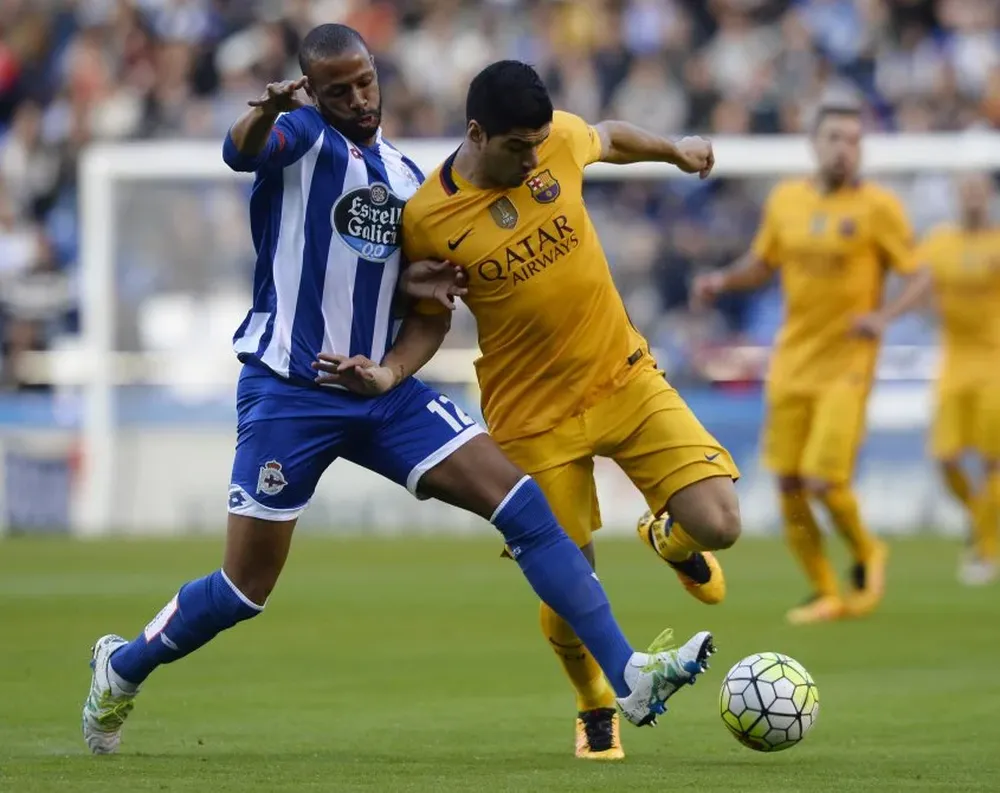 Luis Suárez anotó ante Deportivo La Coruña