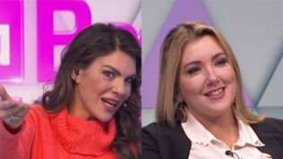 Victoria Rodríguez y Valeria Ripoll en el inicio de Esta Boca es Mía