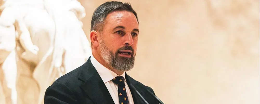 El líder de Vox, Santiago Abascal.