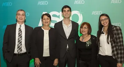 Walter Rowinski, Lila Correa, Marcos Rowinski, Mary Faccio y Florencia Curbelo