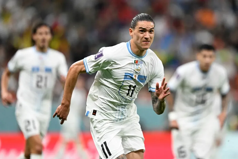 Darwin Núñez en el Mundial 2022