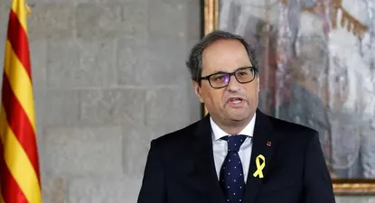 Quim Torra, presidente catalán
