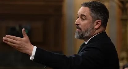 El líder de VOX, Santiago Abascal,