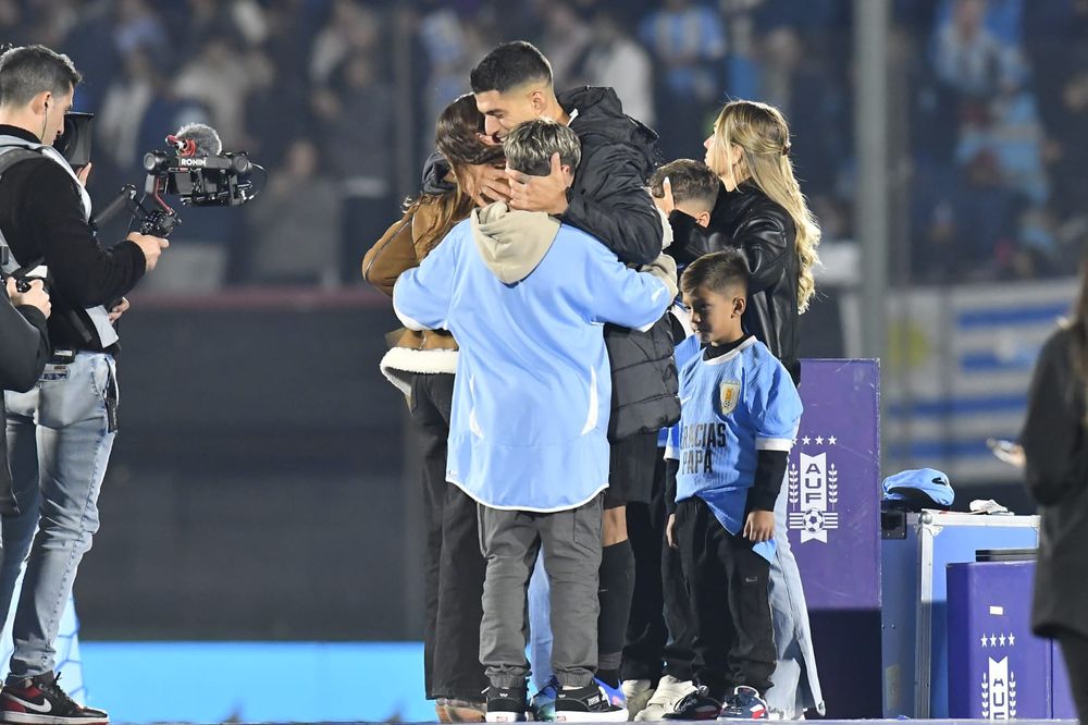 Luis Suárez y su familia