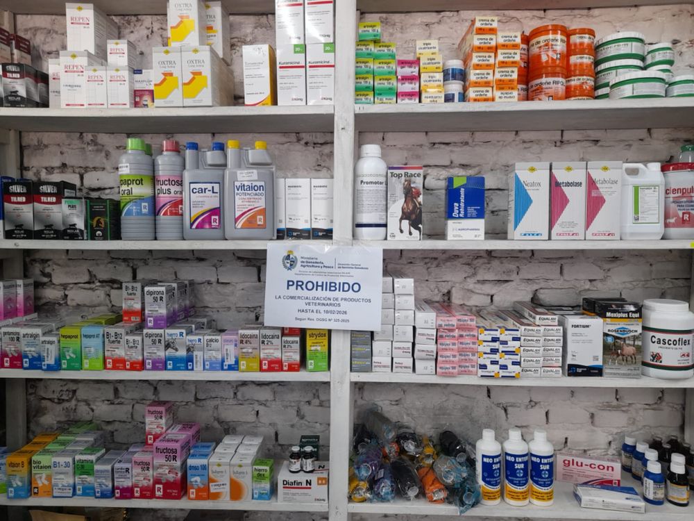 MGAP divulgó esta foto junto con la información sobre la inhabilitación.