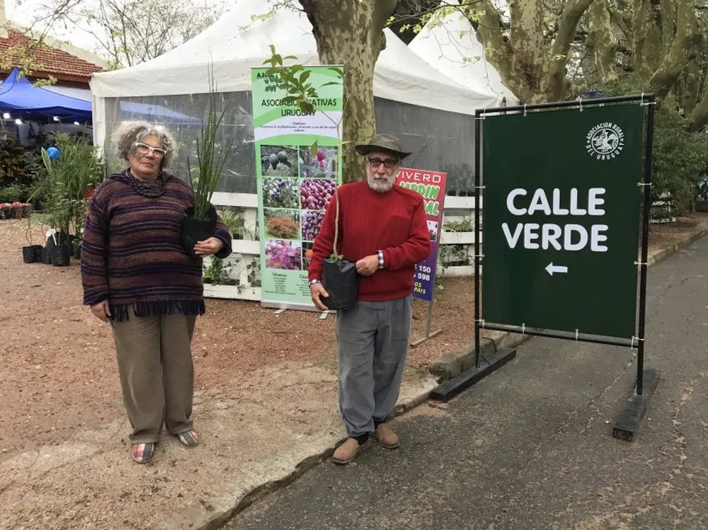 Ilse y Alfredo, dos de los buenos anfitriones en la Calle Verde de la Rural del Prado.
