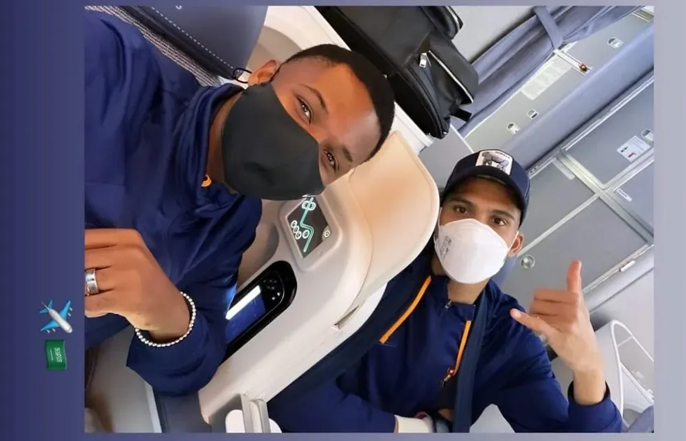 La foto que subió Ansu Fati junto al operado Ronald Araújo