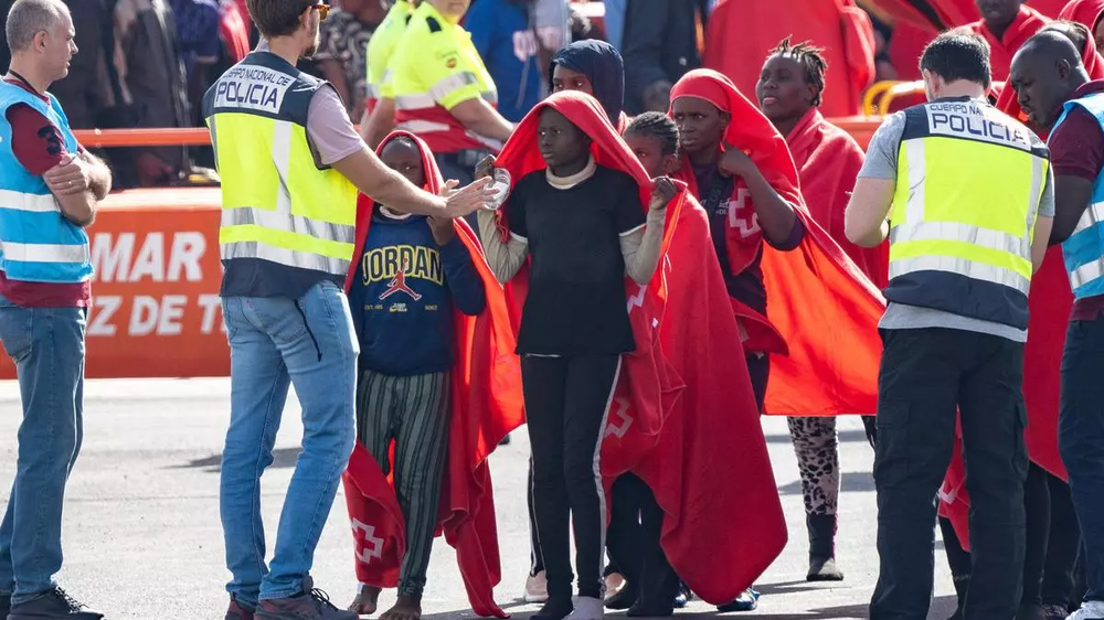 Llegada de migrantes a Canarias