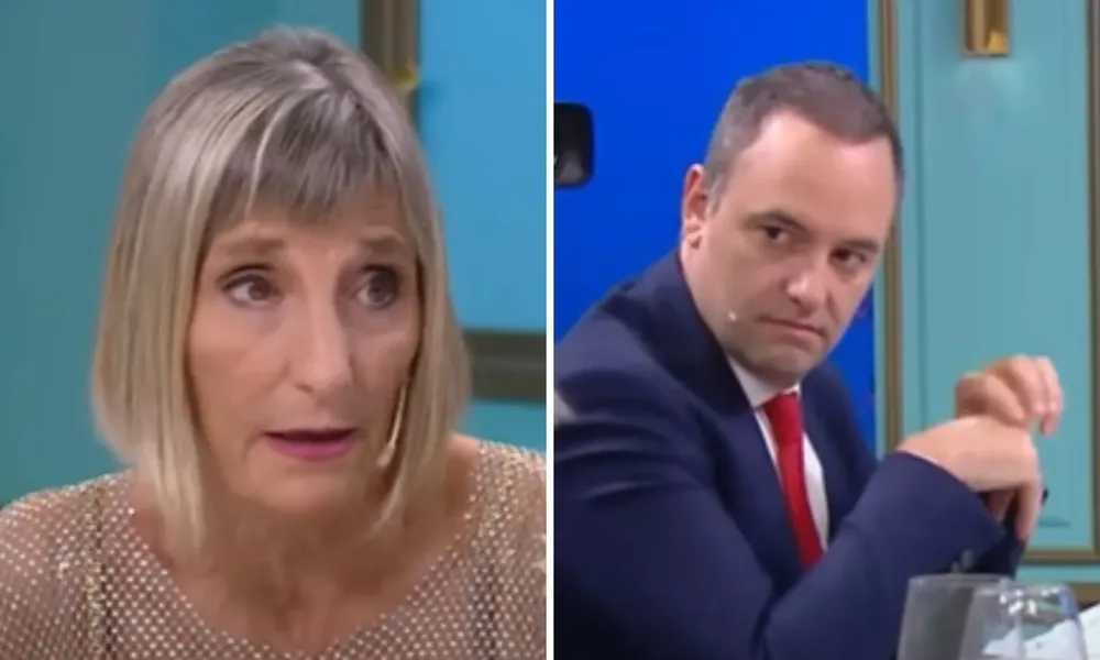 Liliana Franco y Manuel Adorni en La Noche de Mirtha