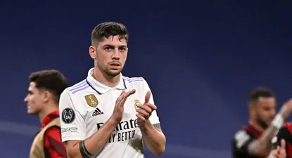 Federico Valverde entrenó este lunes con Real Madrid