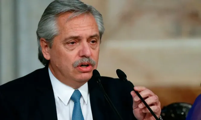 El presidente argentino, Alberto Fernández.