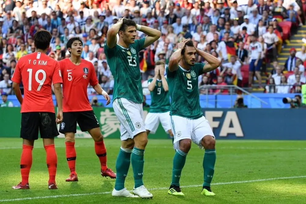 Alemania sufre su eliminación en fase de grupos