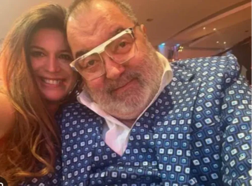 Lanata y su esposa Elba