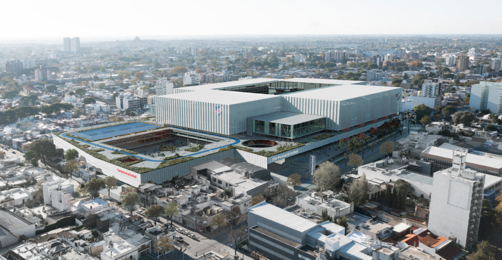 Vista aérea del nuevo Gran Parque Central, de acuerdo al anteproyecto del Máster Plan