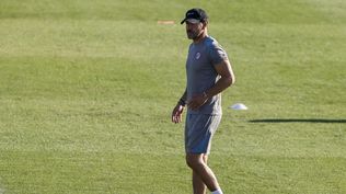 Cholo Simeone en un entrenamiento.