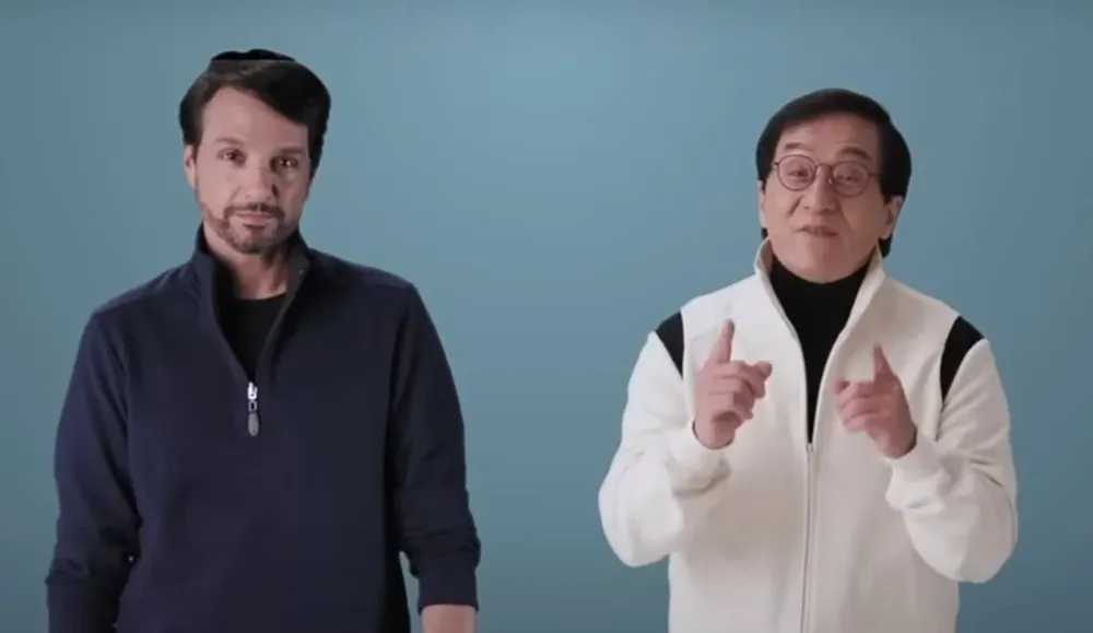 Ralph Macchio y Jackie Chan