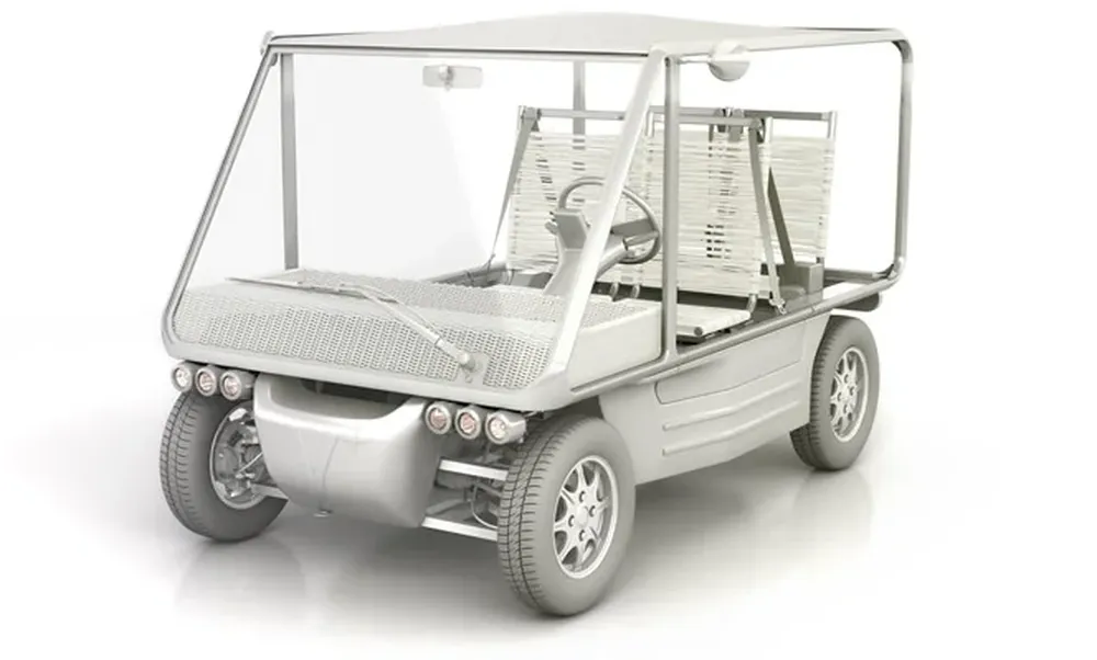 El auto cuenta con frenos de cuatro discos y transmisión de tracción delantera con caja de cambios diferencial