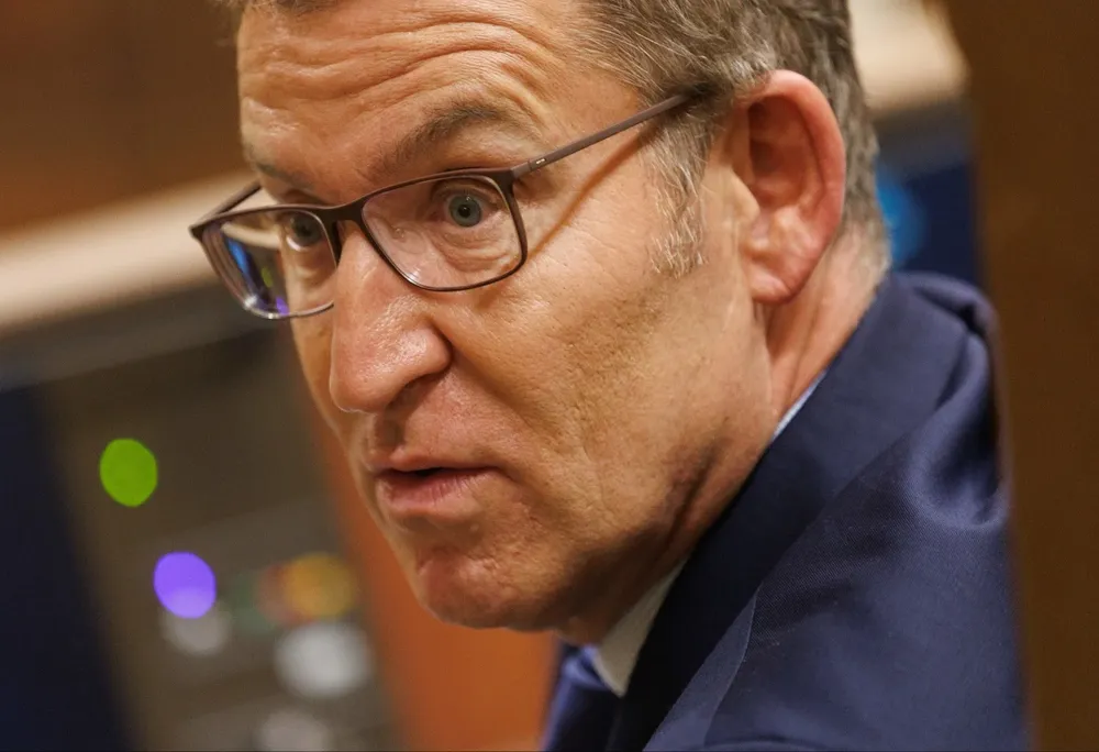 El líder del PP, Alberto Núñez Feijóo.