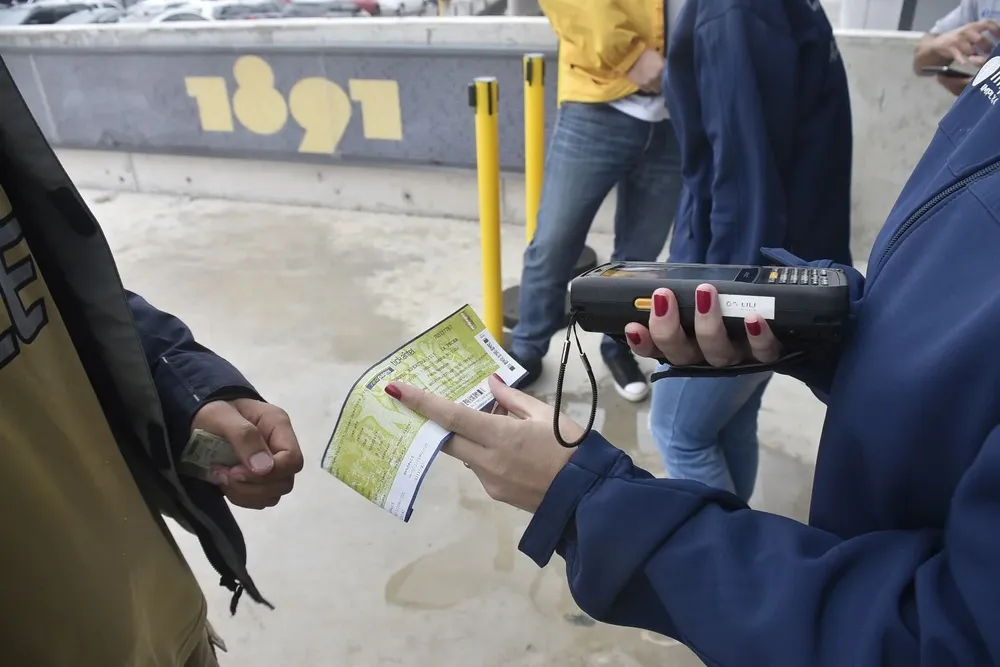 Control de entradas en el fútbol