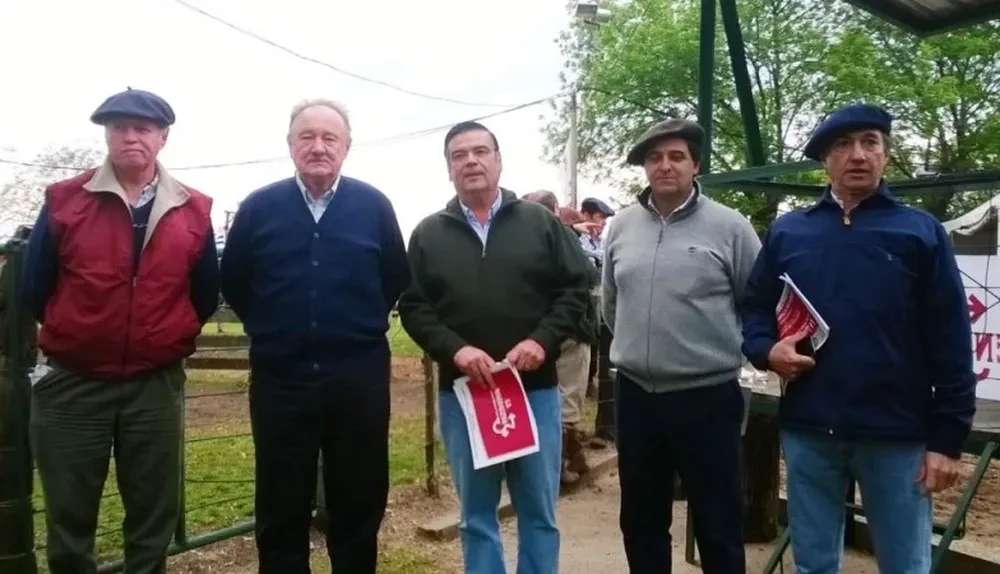 Alejandro Stirling, Roberto Bertsch, Martín San Román, Diego Otegui y Carlos Martín Correa