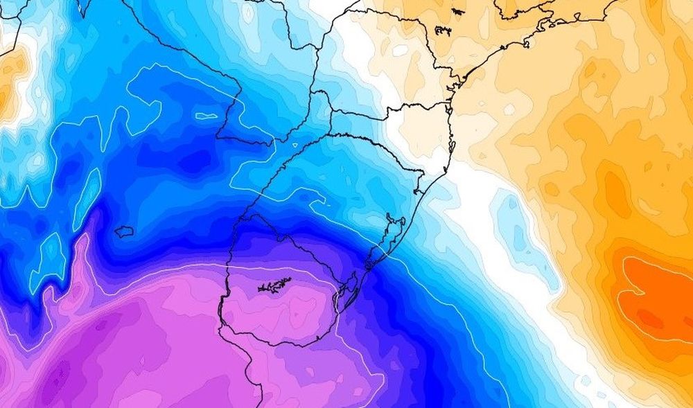Metsul anuncia primera masa de aire frío