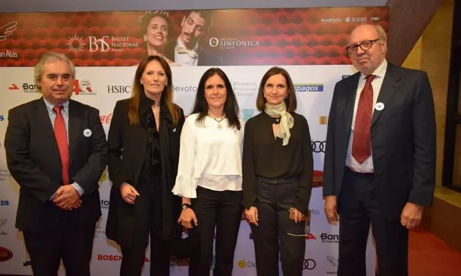 José Rodríguez, Mercedes Castilla, Virginia Garcia, Mariana Giménez y Eduardo Ameglio