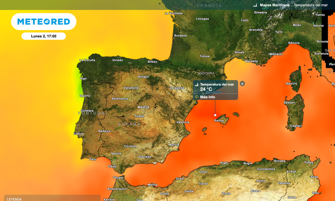 Se dispara la temperatura del mediterráneo y hay preocupación por el verano.