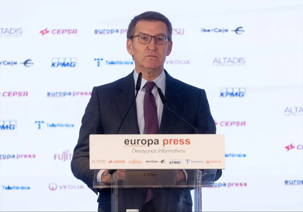 El líder del PP, Alberto Núñez Feijóo-