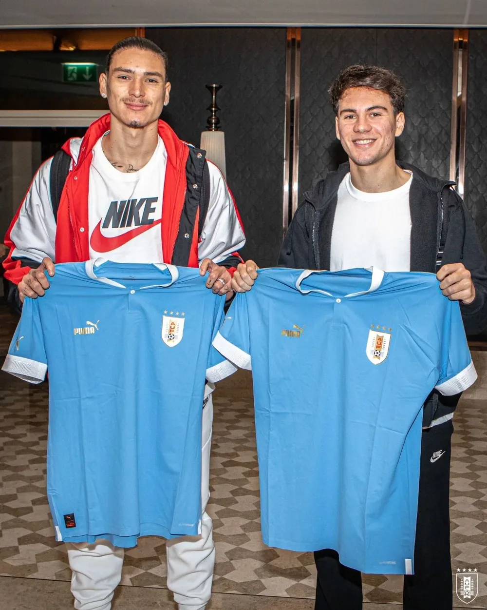 Darwin Núñez y Facundo Pellistri