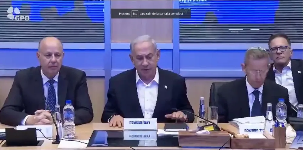 Netanyahu delcaró la guerra