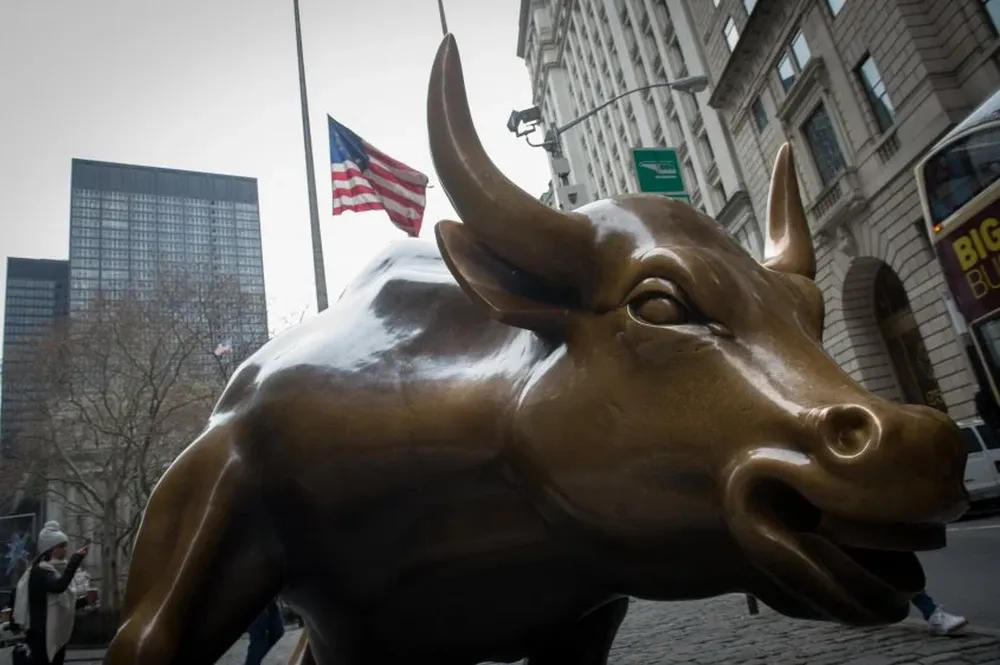 El famoso toro de wall street. 