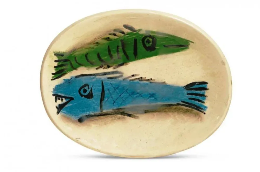 El lote 123 del remate se denomina Deux Poissons