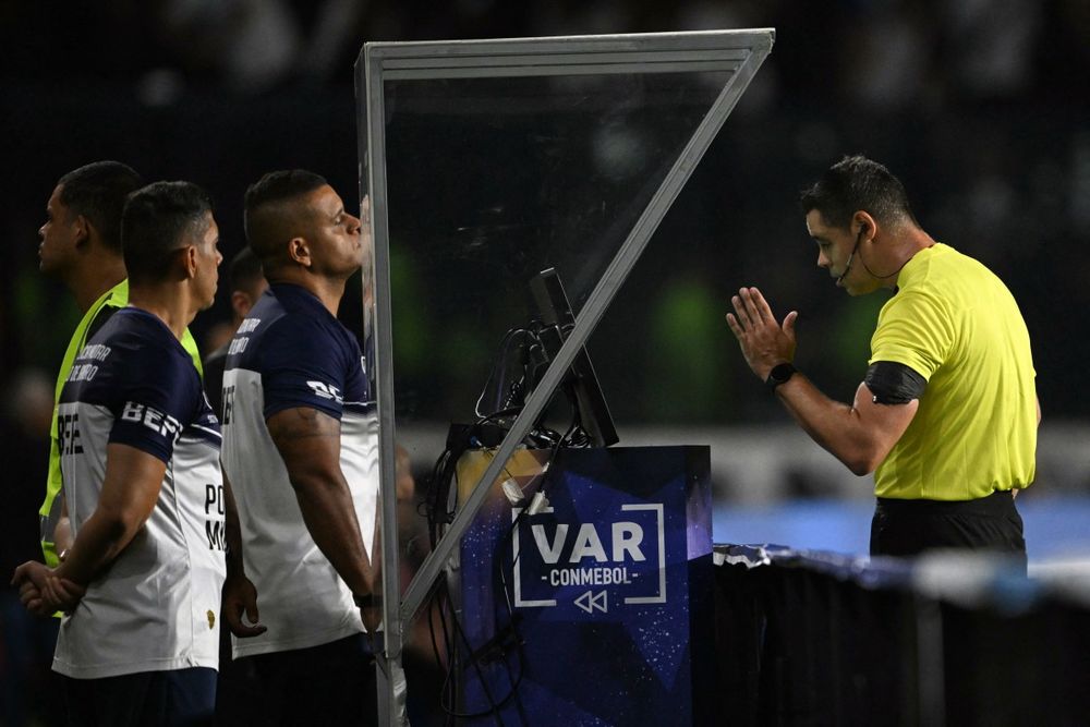 Hernán Heras en Vasco vs Audax Italiano