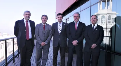 Daniel Urgoiti, Gustavo Trelles, Alejandro Pérez, Jorge Jourdan y Álvaro Quintants