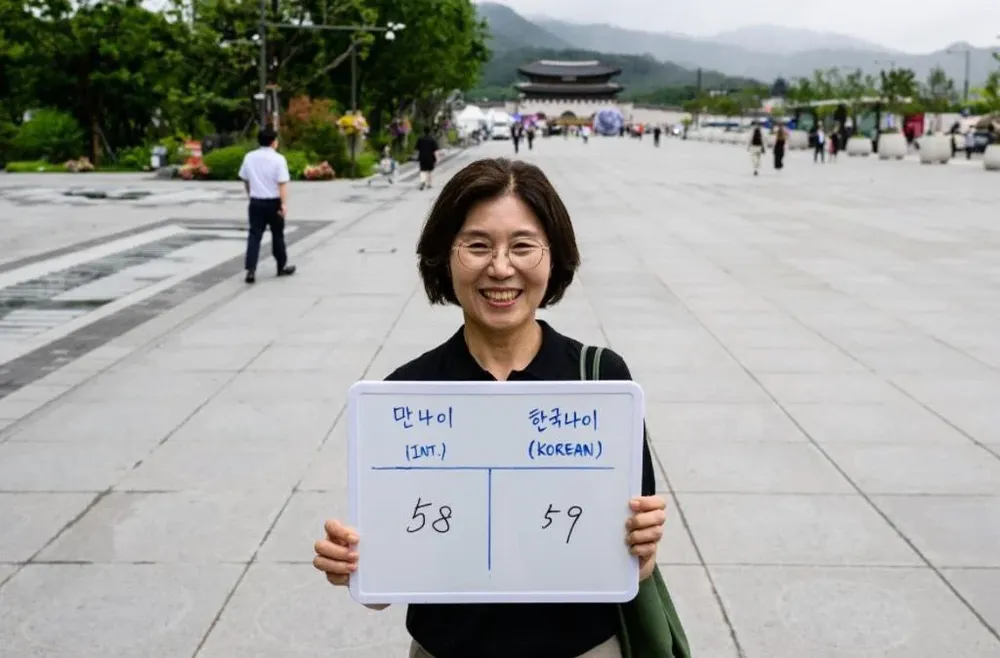 “Es una hermosa sensación sentirse un año más joven”, dice Lee Jung-hee mientras pasea por una plaza de Seúl